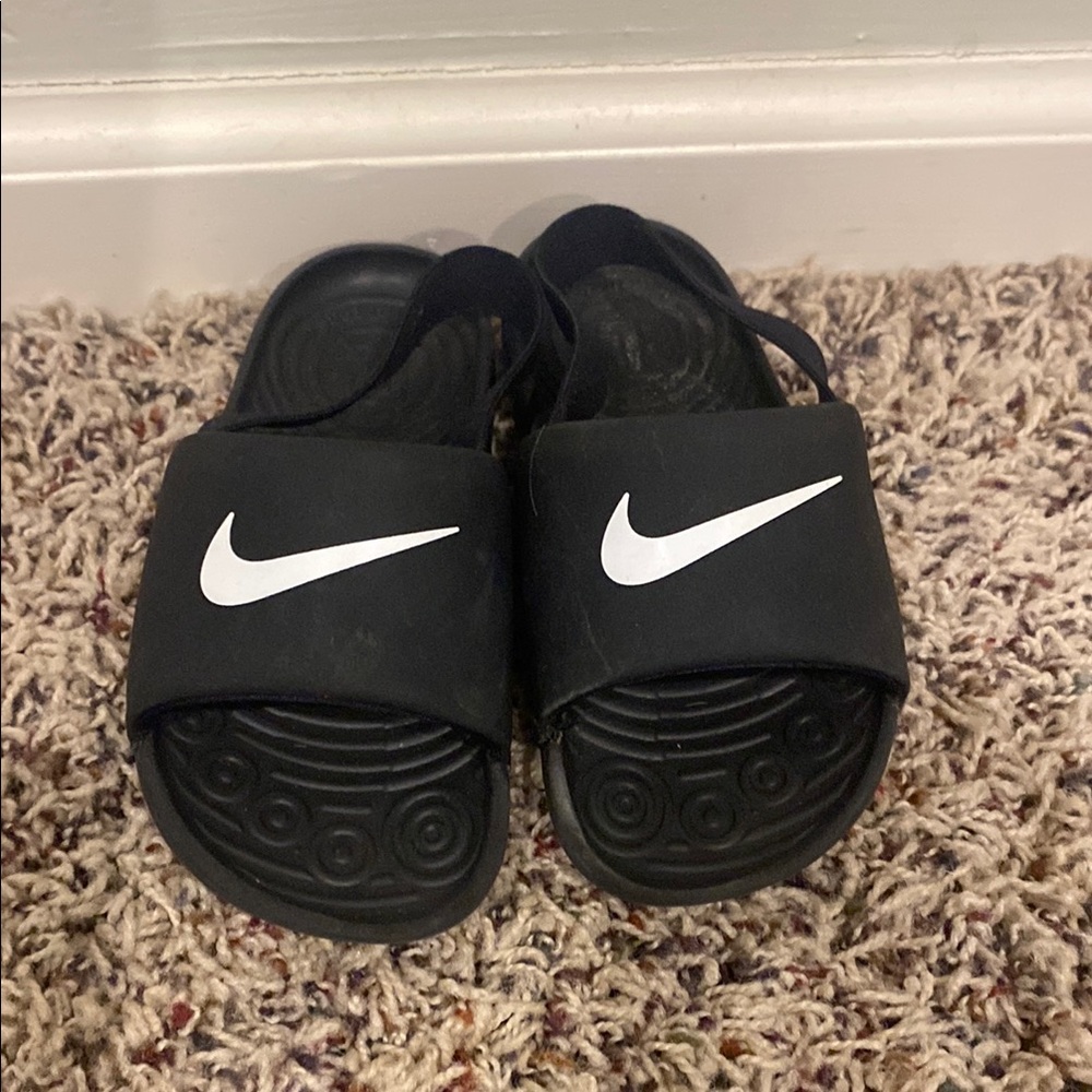 Nike Black and White Sport Sandals
